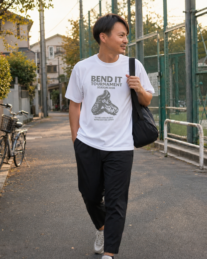 be26-01   men's bend it tournament T