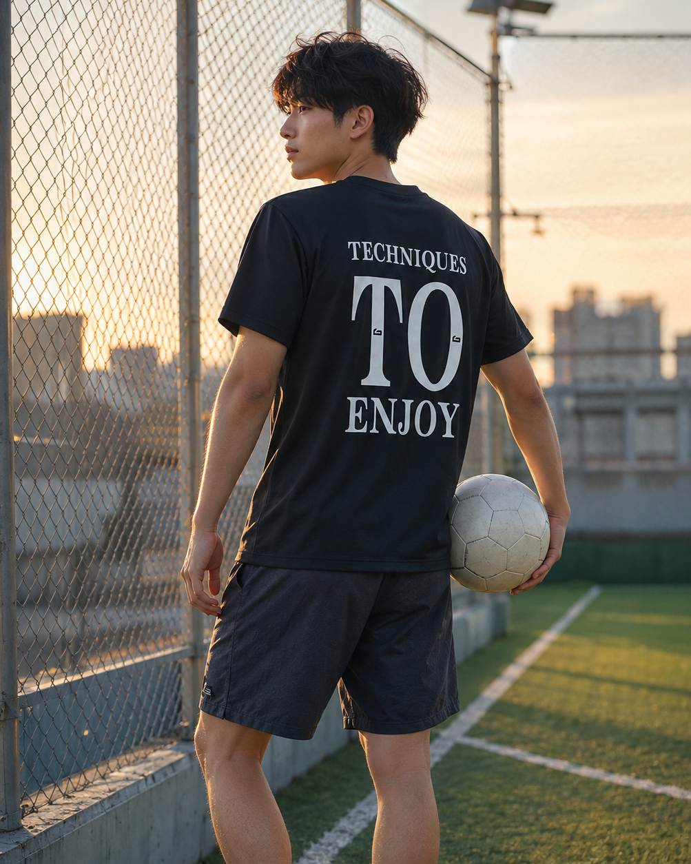 be26-02  men's Techniques  to Enjoy  T