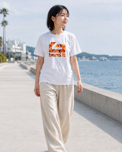 be26-11 Women's Orange Big Logo T | Bend It サッカーウェア