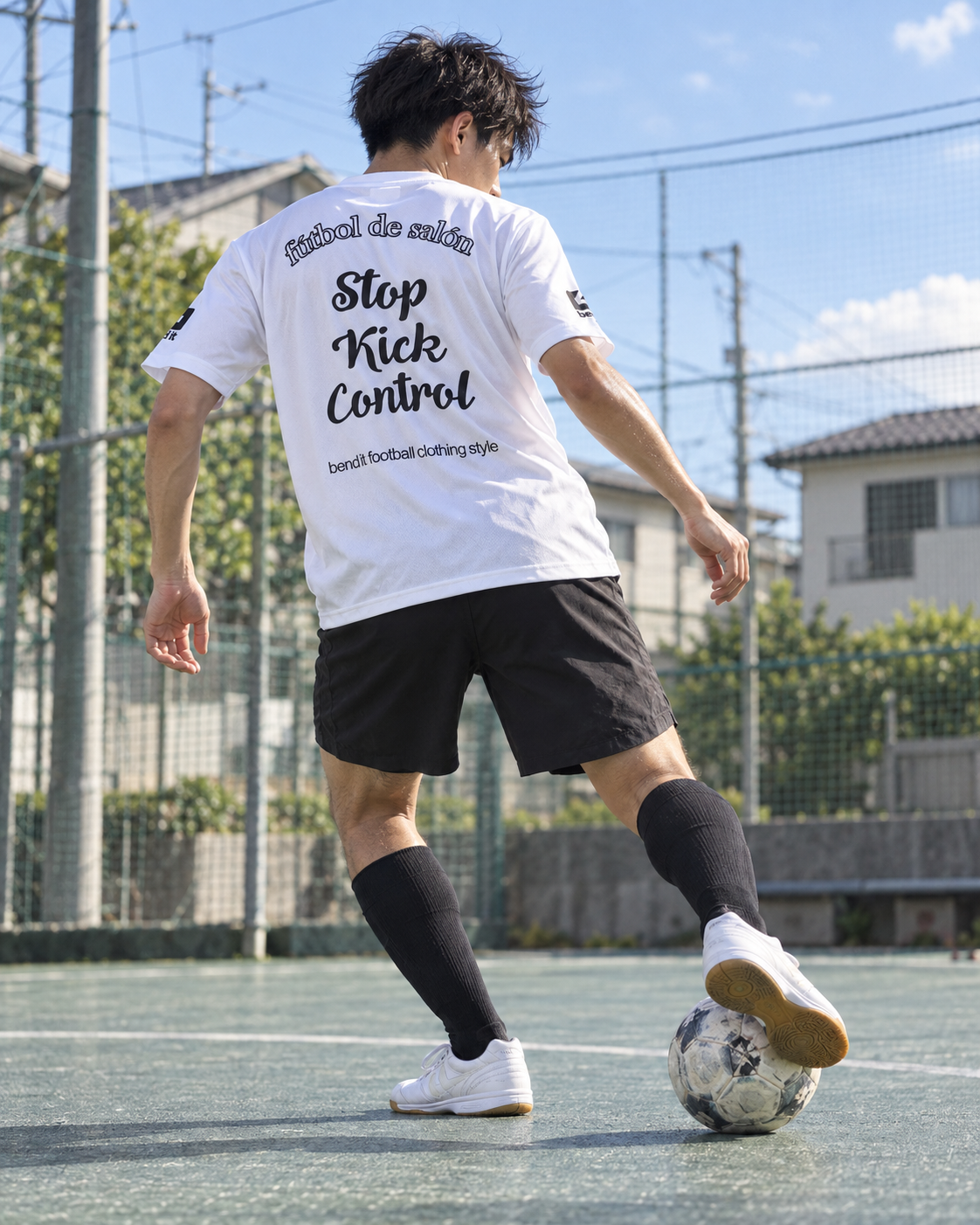 be25_20　Bend It 復刻版  Stop Kick Control Dry プラクティス Tシャツ｜速乾・練習用