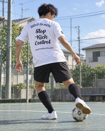 be25_20　Bend It 復刻版  Stop Kick Control Dry プラクティス Tシャツ｜速乾・練習用