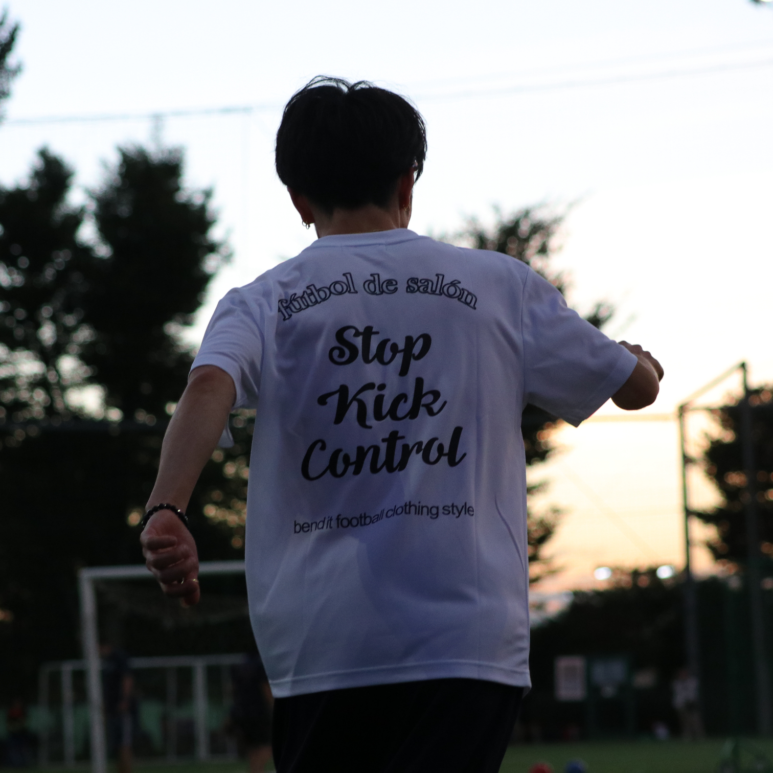 be25_20 Bend It 復刻版 Stop Kick Control Dry プラクティス Tシャツ｜速乾・練習用 | Bend It サッカーウェア