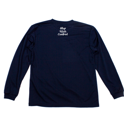 純粋で誠実な想いを込めた、グラウンドでも街でも映えるモダンなメッセージロングTシャツ be25_03 止蹴運ドライロングスリーブTシャツ | Bend It サッカーウェア