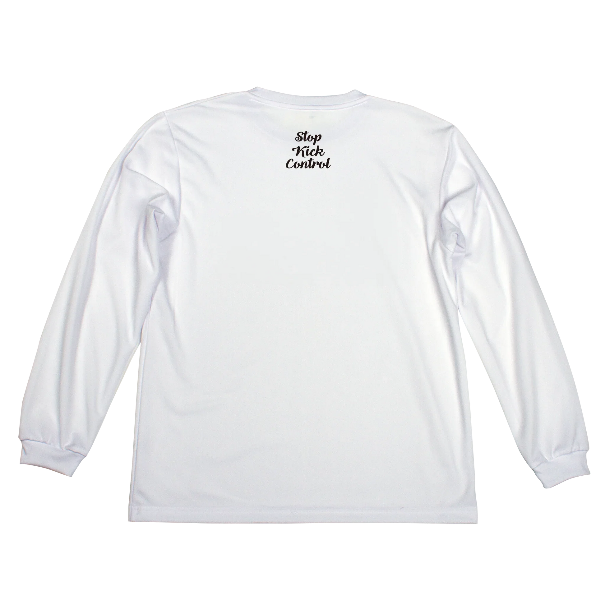 純粋で誠実な想いを込めた、グラウンドでも街でも映えるモダンなメッセージロングTシャツ be25_03 止蹴運ドライロングスリーブTシャツ | Bend It サッカーウェア