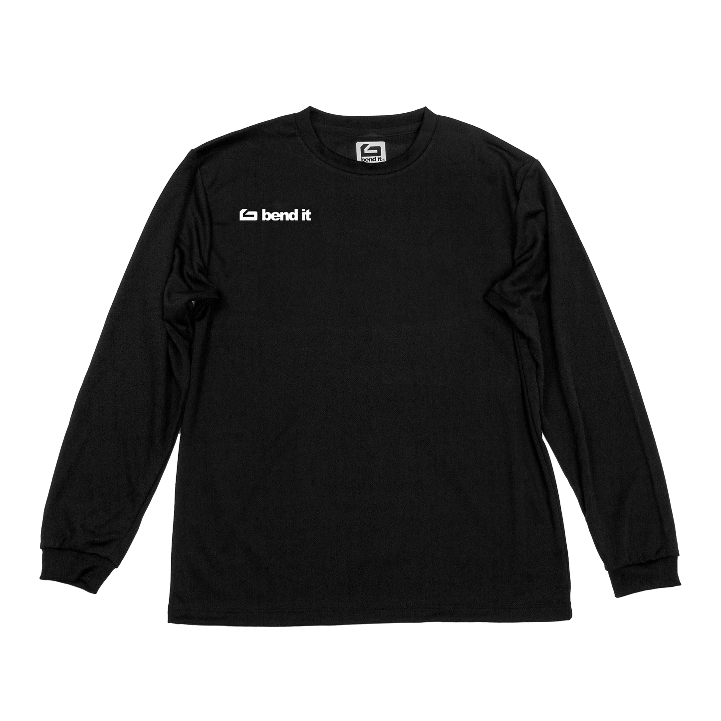 シンプルで都会的、快適な着心地で うまくなりたい気持ちをさりげなく纏うベーシックロングTシャツ be25_04 logoドライTシャツ | Bend It サッカーウェア