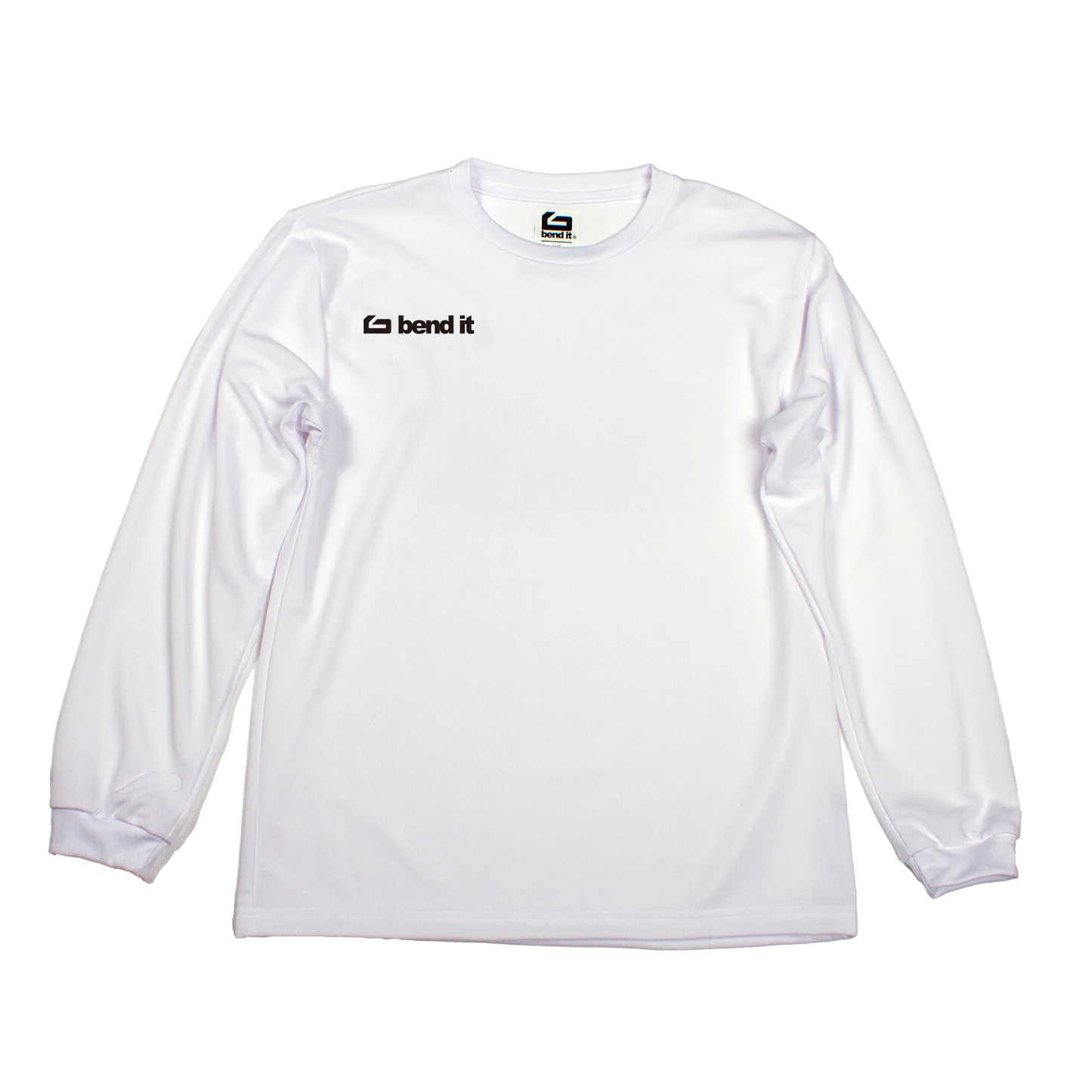 シンプルで都会的、快適な着心地で うまくなりたい気持ちをさりげなく纏うベーシックロングTシャツ be25_04 logoドライTシャツ | Bend It サッカーウェア