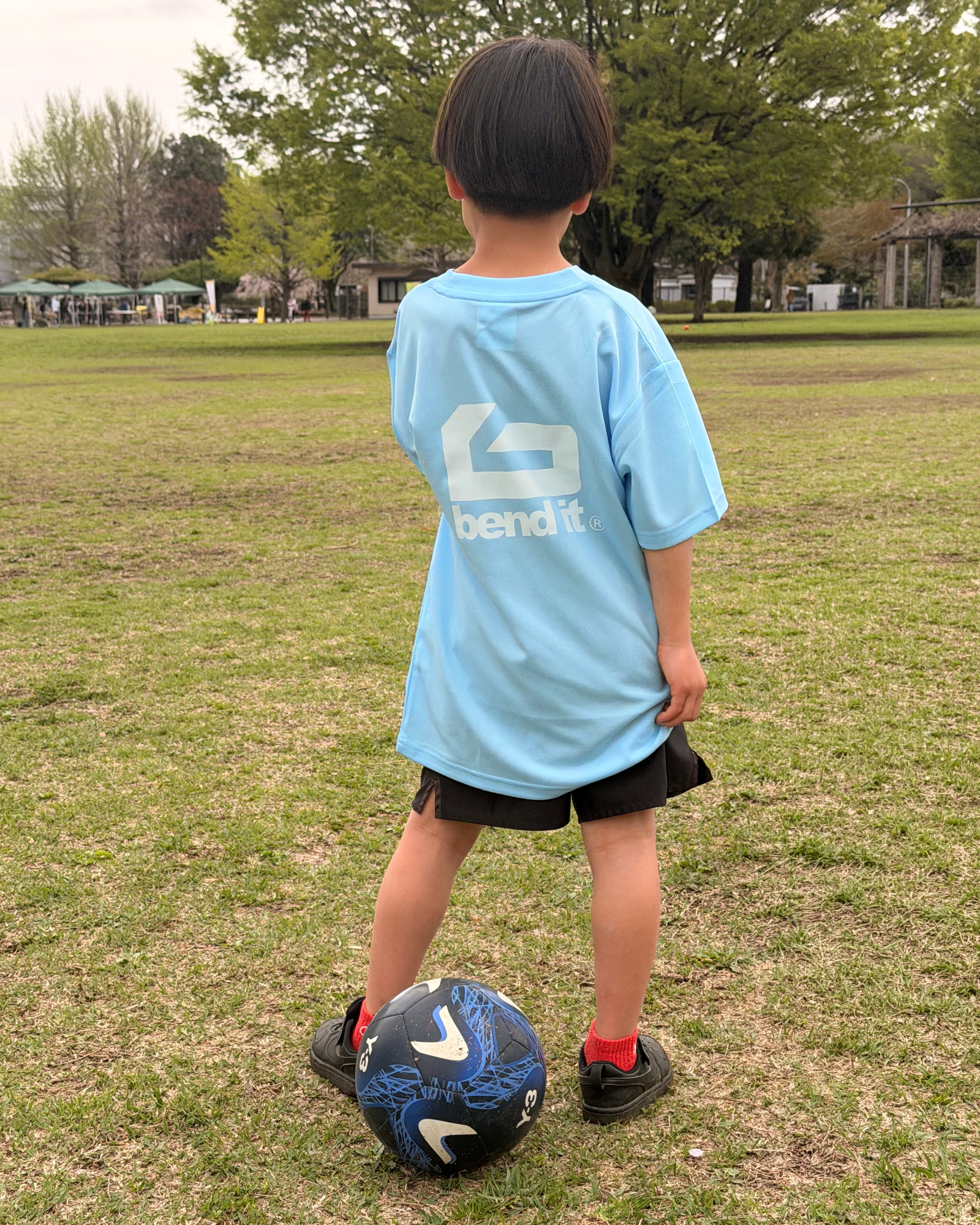 be26-03 junior big logo T | Bend It サッカーウェア