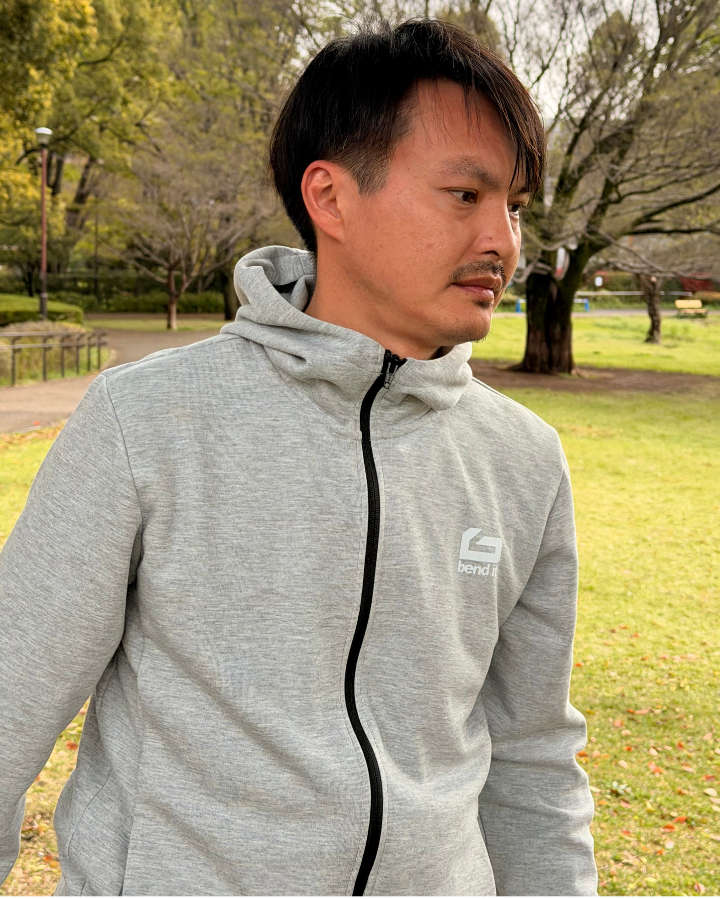 be26-06 men's big logo Full-zip parka | Bend It サッカーウェア
