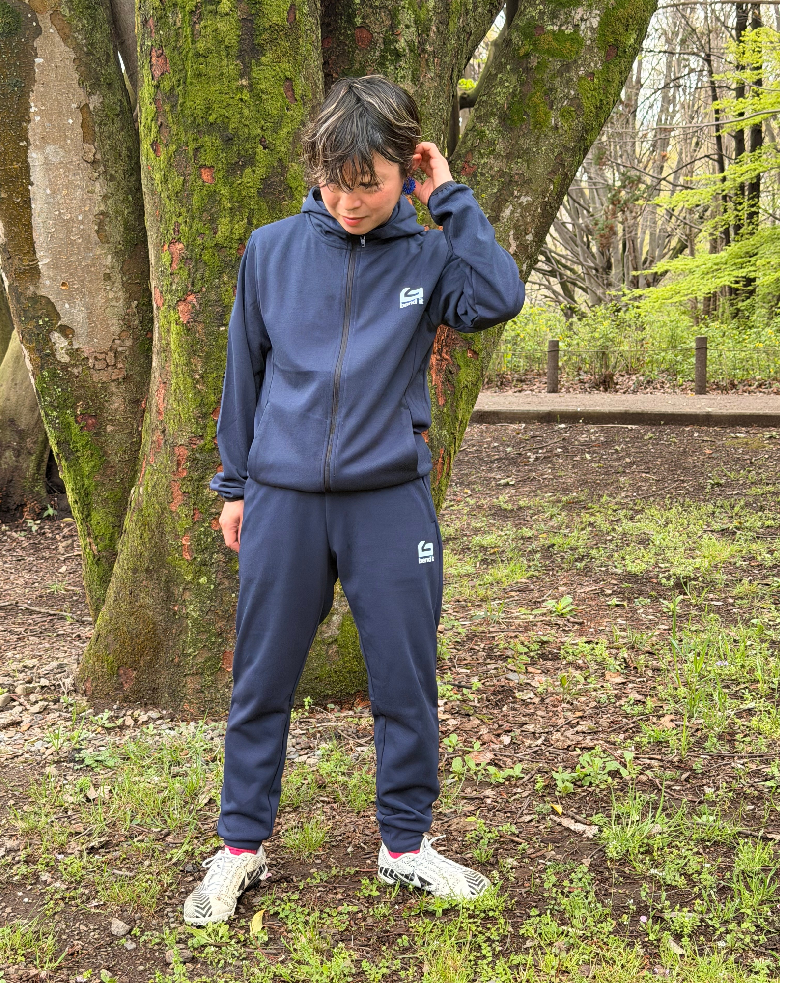 be26-06 men's big logo Full-zip parka | Bend It サッカーウェア