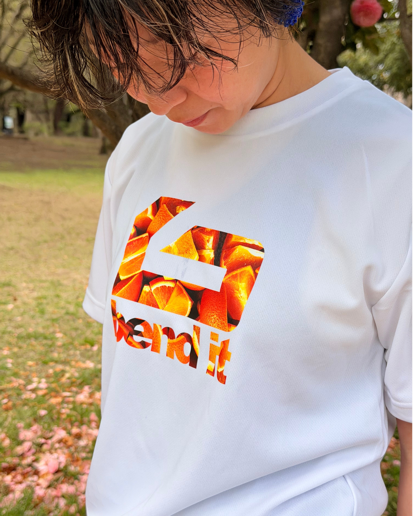 be26-11 Women's Orange Big Logo T | Bend It サッカーウェア