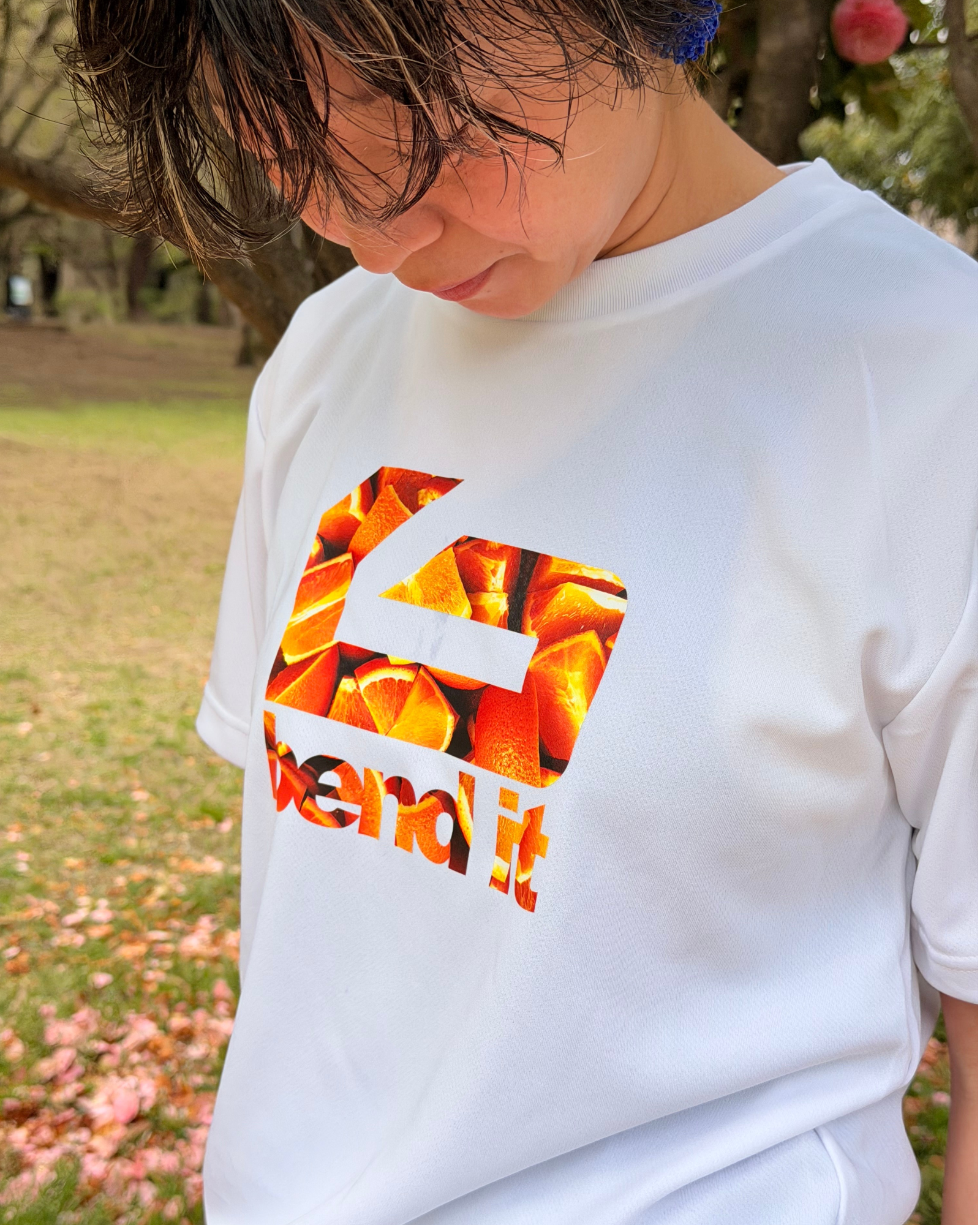 be26-11 Women's Orange Big Logo T | Bend It サッカーウェア
